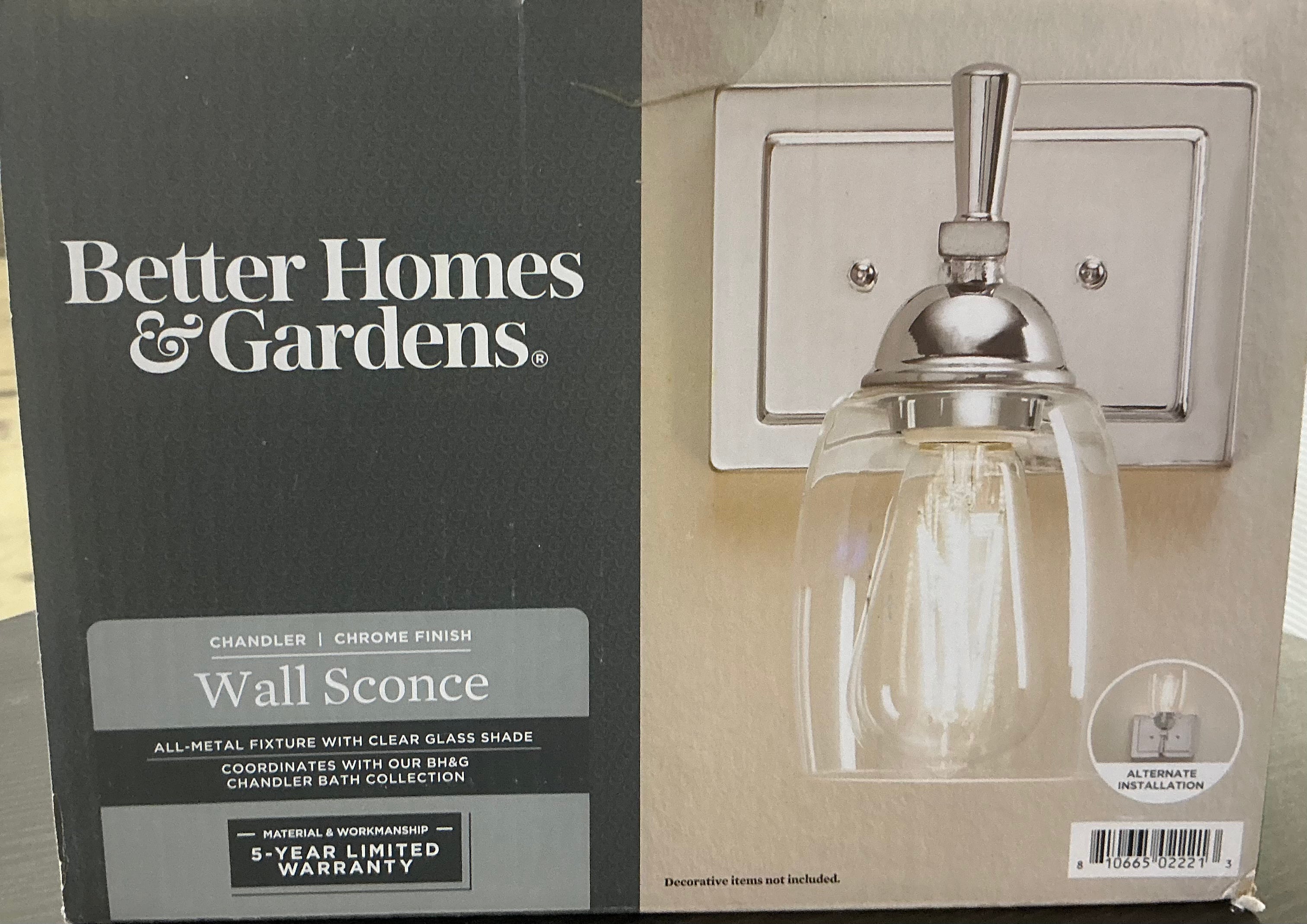 Better Homes & Gardens Wall Sconce