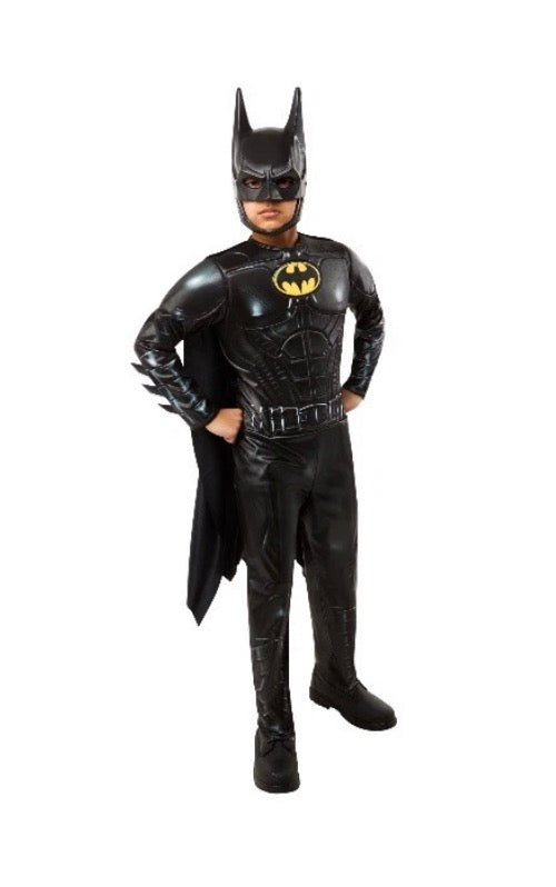 The Flash (2023) Michael Keaton Batman Costume for Children Boys Medium (Size 8)