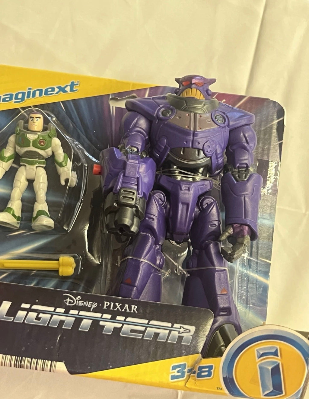Disney and Pixar Lightyear Toys Imaginext Battle Blast Zurg & Buzz Lightyear