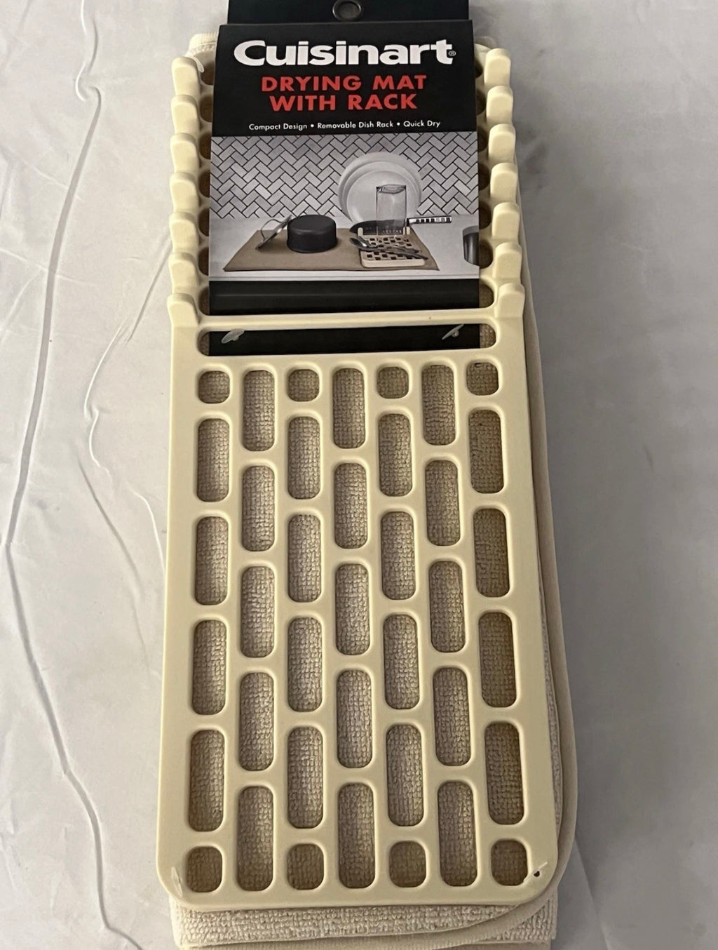 Cuisinart Drying Mat with Rack (Beige)