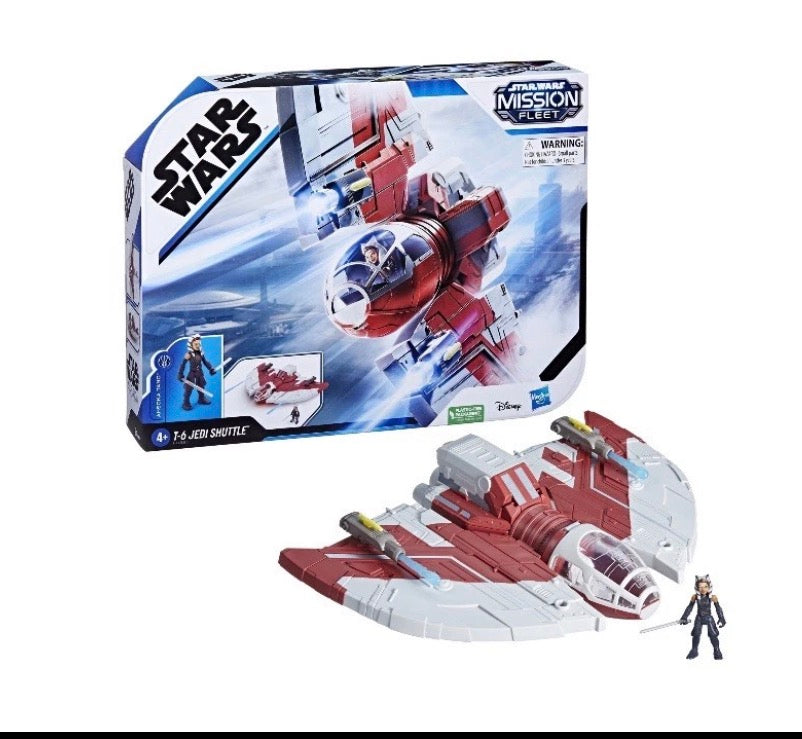 Star Wars: Mission Fleet Ahsoka Tano T-6 JediShuttle Toy Action Figure