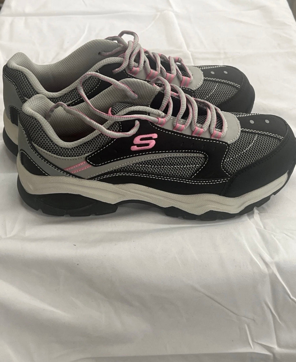 Skechers Work Women's Biscoe Steel Toe Lace-up Work Shoe, Size 9