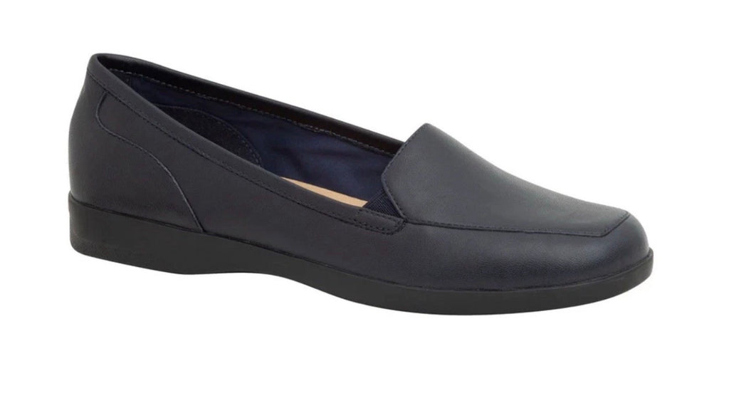Devitt Casual Flats Women's Black Slip On Shoes Size 8