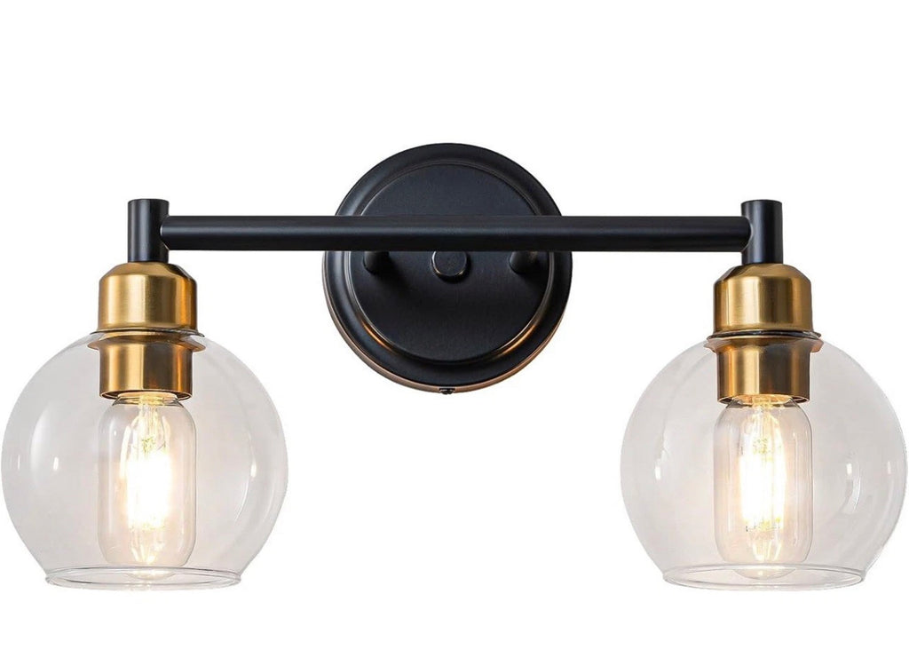 Bathroom Light Fixtures, 2-Light Modern Bathroom Vanity Light