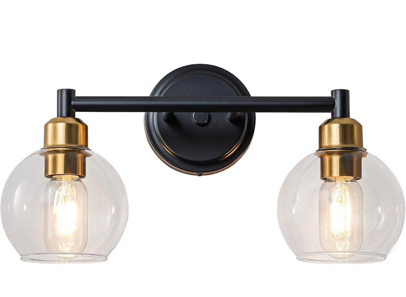 Bathroom Light Fixtures, 2-Light Modern Bathroom Vanity Light
