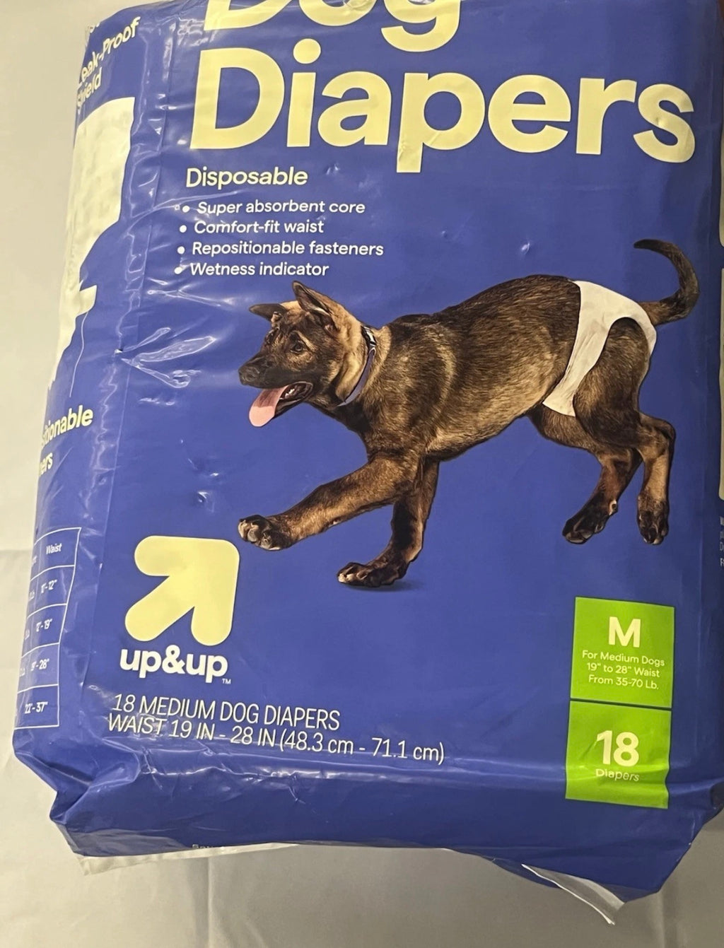 Dog Diapers - 18ct - M - up&up™