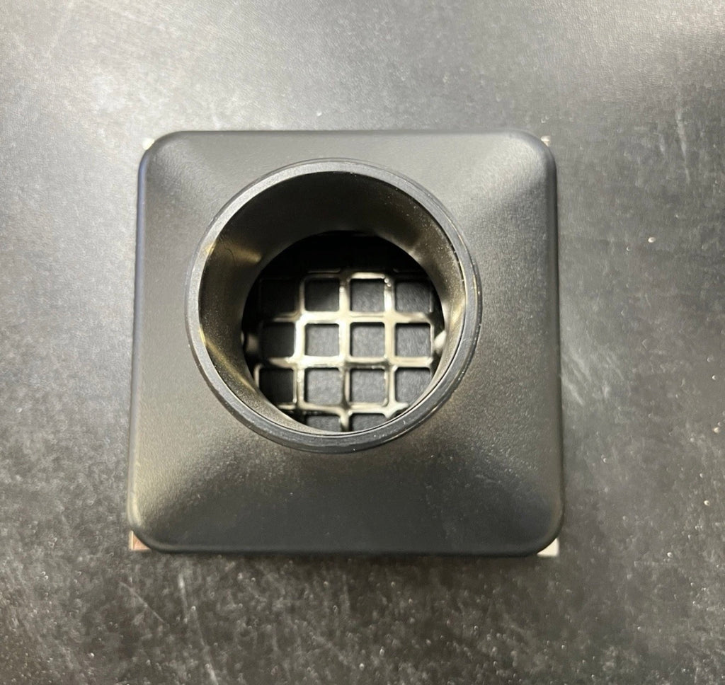 KOHLER Clearflo 2-in Vibrant Brushed NickelSquare Brass Tile Shower Drain