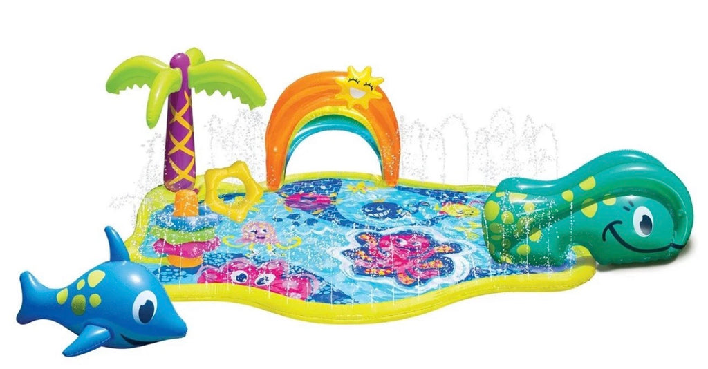 Banzai Jr. Splish Splash Water Park Outdoor Summer Play Center