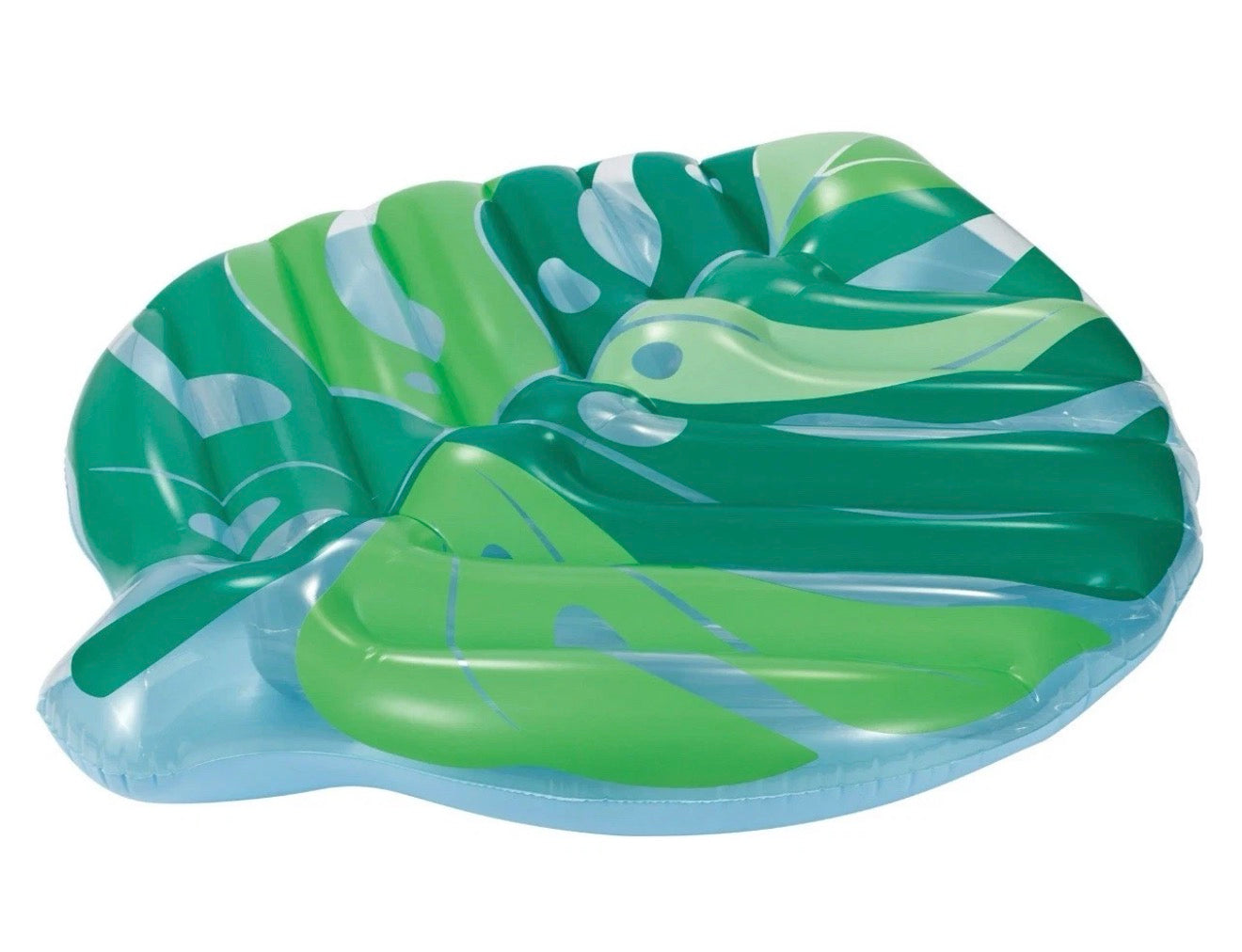 Bluescape Green Leaf Inflatable Pool Float, for Kids & Adults, Age 9 & Up