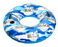 Busch Inflatable Swim Tube Adult Ring Float, Built-in Handles & Cup Holder