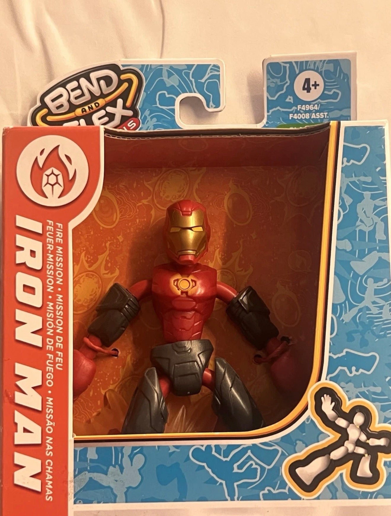 Marvel Avengers Bend and Flex Missions Iron ManFire Mission Action Figure