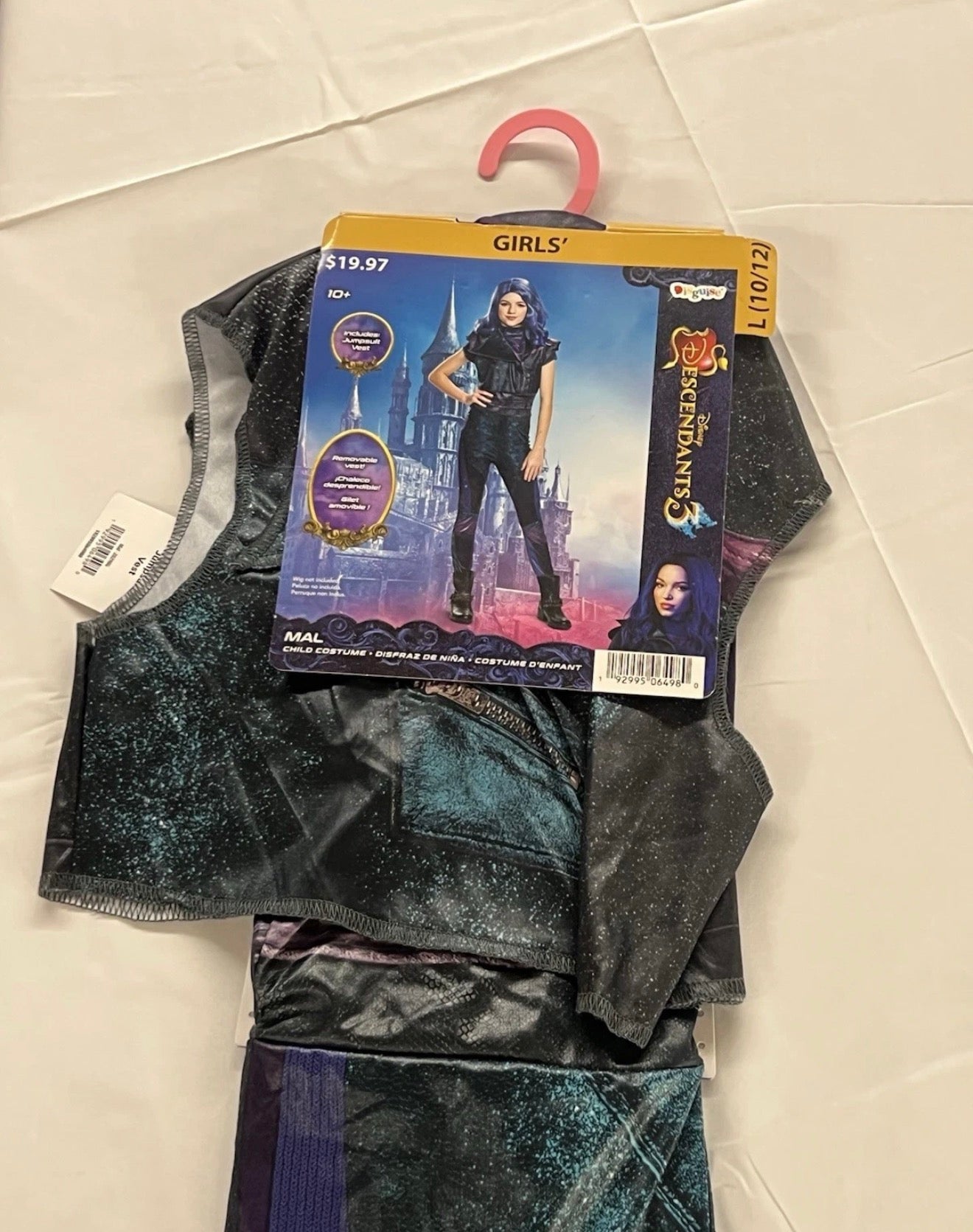 Girls Size Large (10-12)Mal Classic Halloween Child Costume Disney Descendants 3