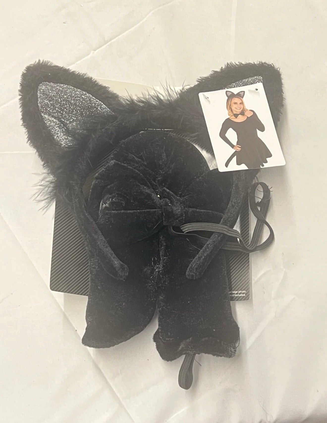 Adult Cat Kit, Black, Halloween Costume Accessory for Adults
