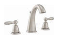 PROFLO Brushed Nickel Widespread 2-handle WaterSense Commercial Bathroom Sink