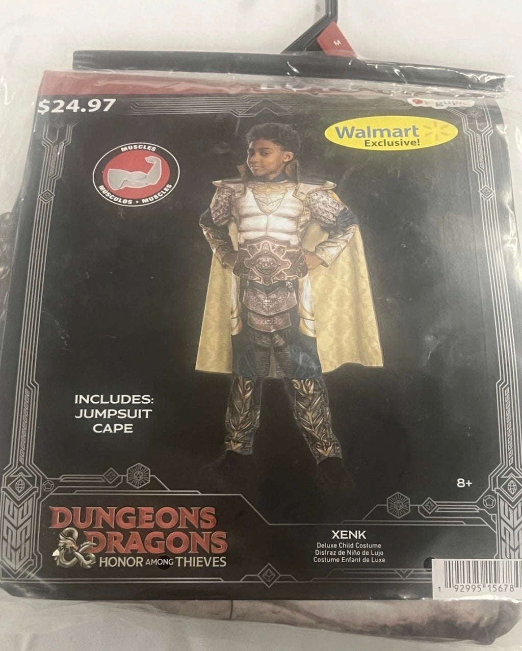 Boys M 8  Xenk the Paladin Dlx Muscle Halloween Child Costume Dungeons