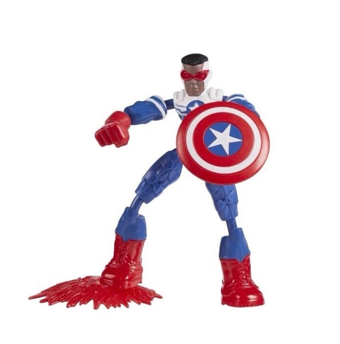 Marvel: Avengers Bend and Flex Captain AmericaKids Toy Action Figure