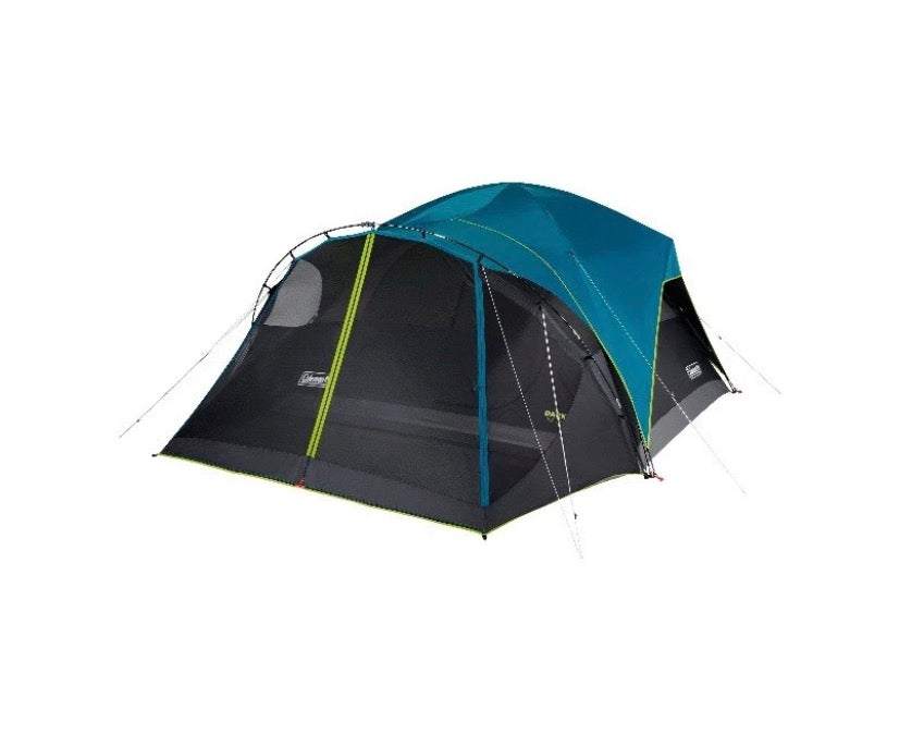 Coleman 8-Person Carlsbad Dark Room DomeCamping Tent with Screen Room