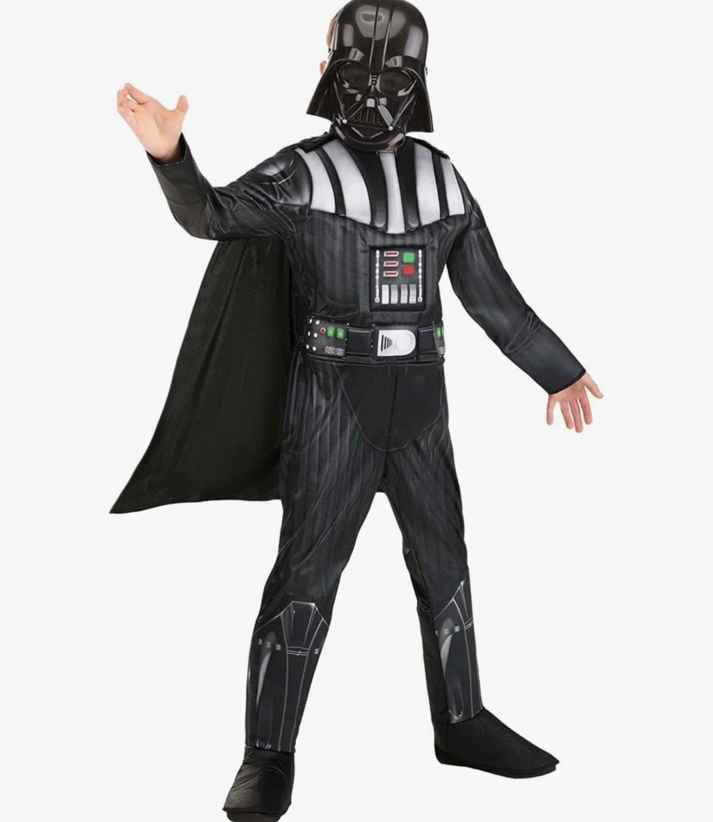 SlAR WARs Boys Deluxe Barth Vader Costume Kids Halloween Costume Child Medium 8
