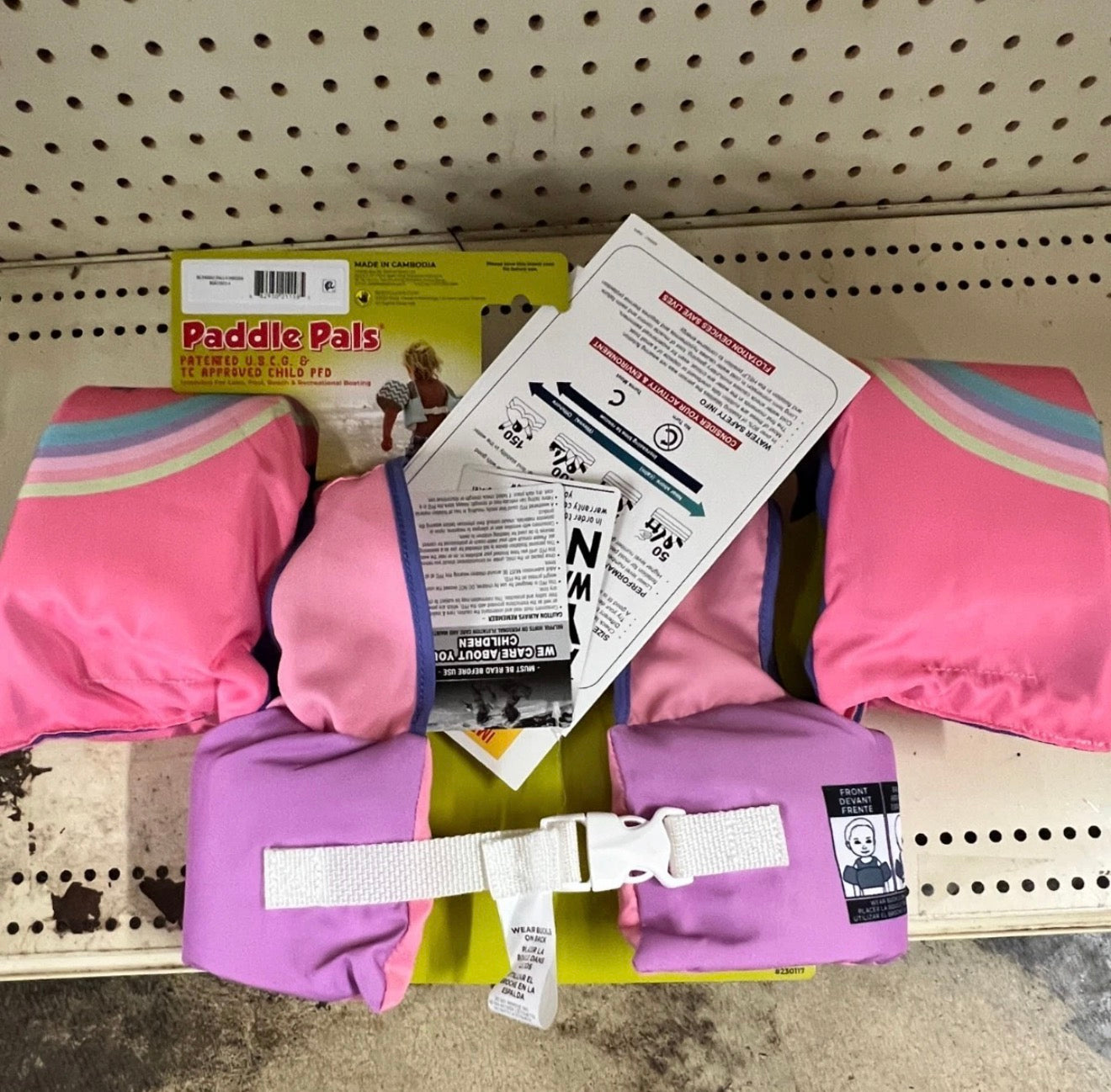 Body Glove Paddle Pal Life Jacket and Vest, Child, Girl's Unicorn