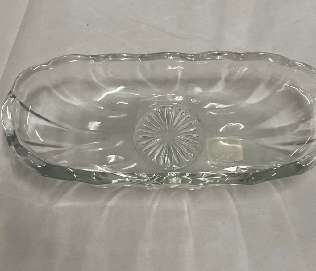 Anchor 561G 8-1/4 oz Banana Split Dish, Crystal - 2/Pack