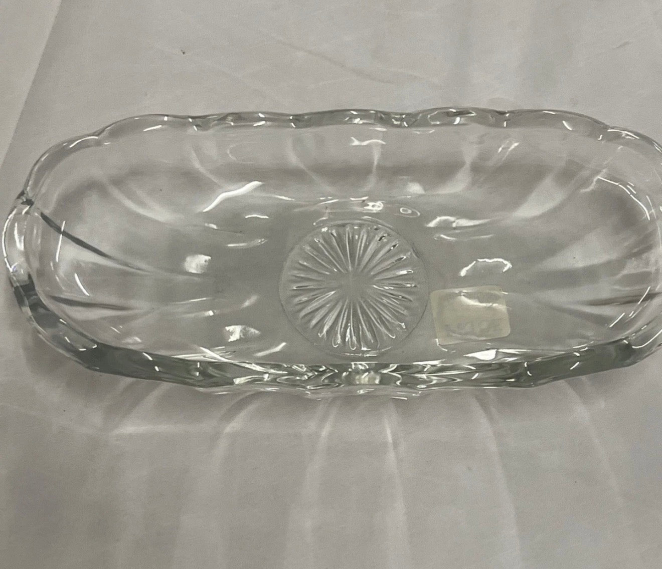 Anchor 561G 8-1/4 oz Banana Split Dish, Crystal - 2/Pack