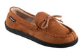 Isotoner Men's Microsuede Nigel Moccasin Slippers - 9F386 (Cognac, XL 11-12)