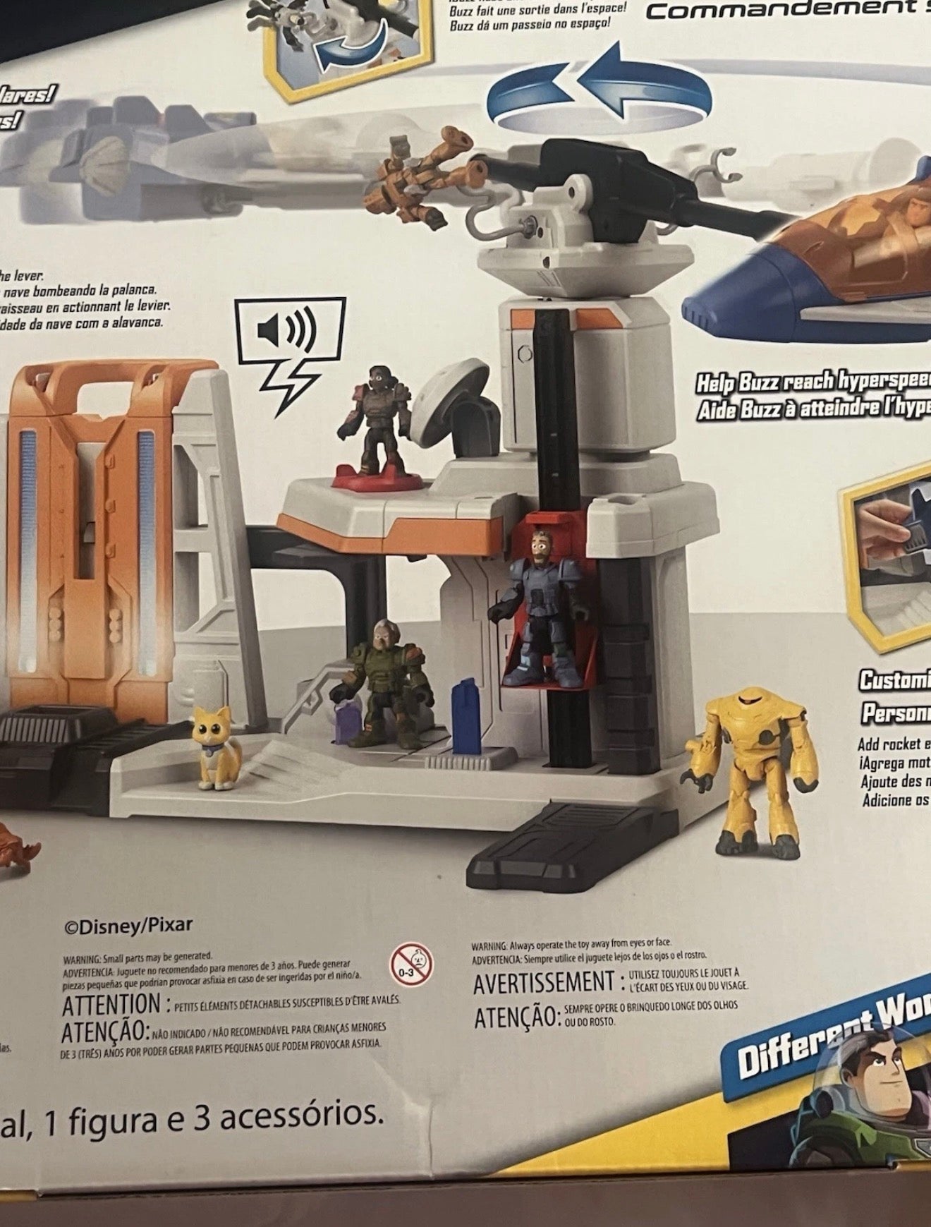 Imaginext Disney Pixar Lightyear Lift Launch Star Command Playset