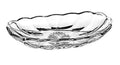 Anchor 561G 8-1/4 oz Banana Split Dish, Crystal - 2/Pack