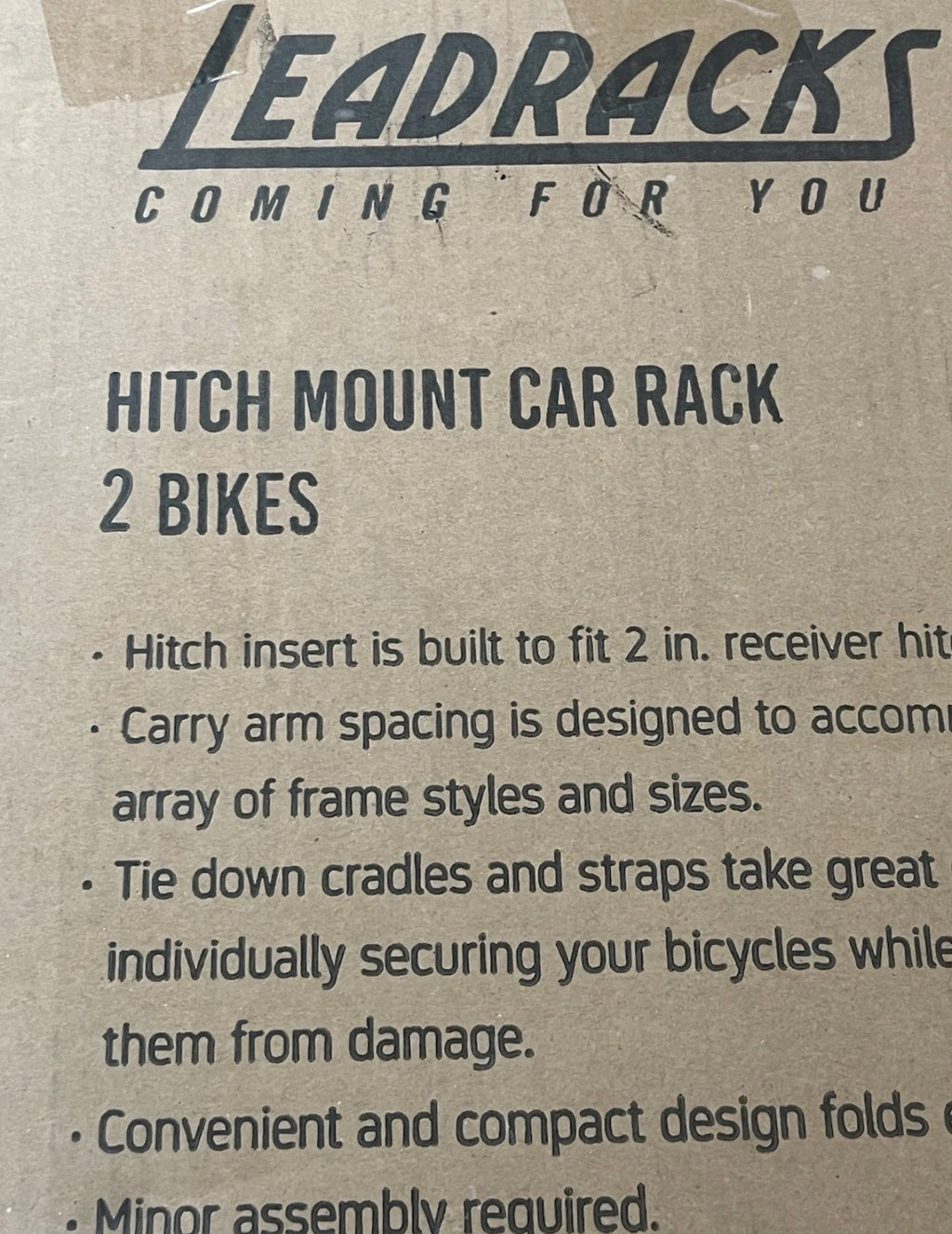 Saris Bike Rack Bones Hitch Carrier Black, Mounts 2 Bikes