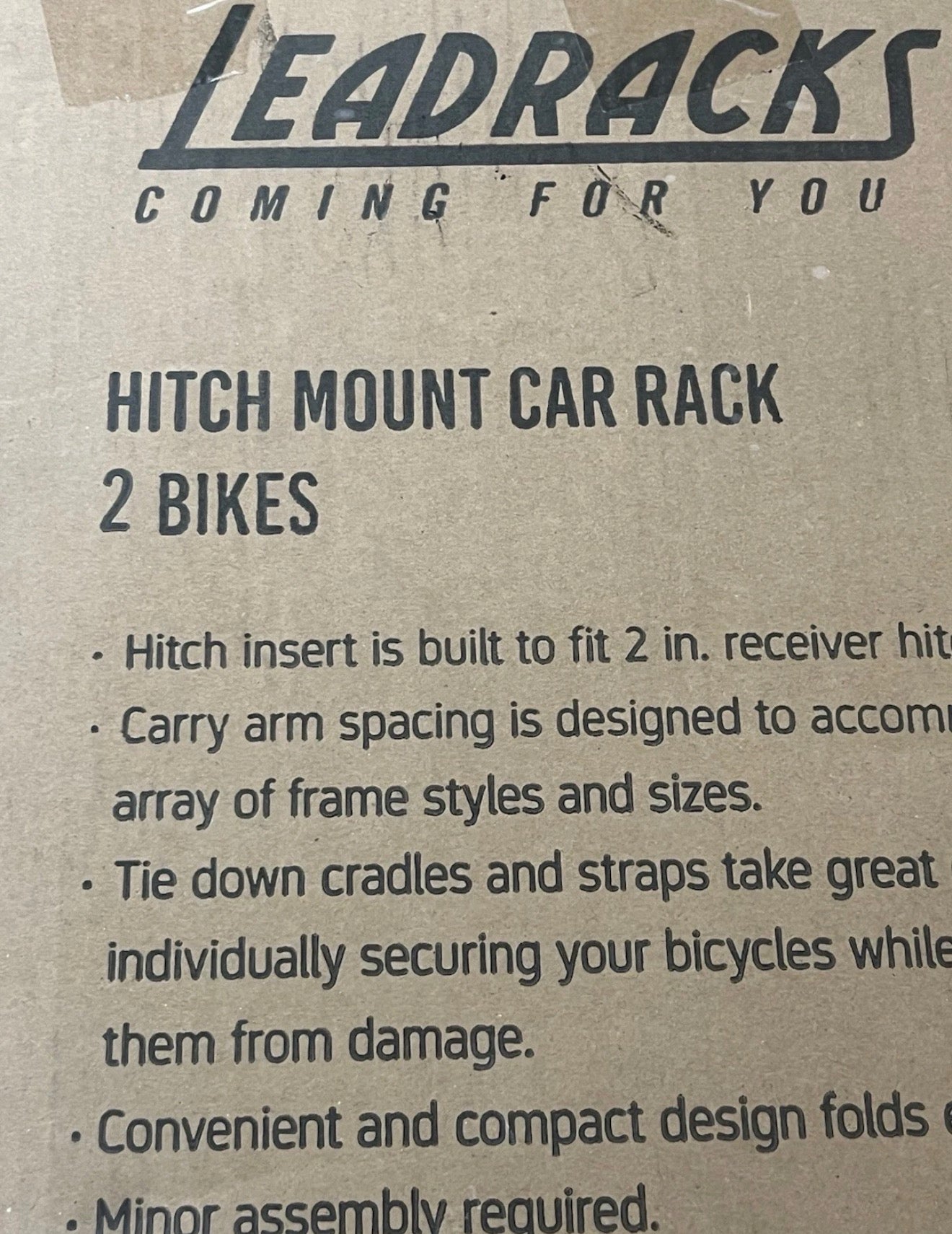Saris Bike Rack Bones Hitch Carrier Black, Mounts 2 Bikes