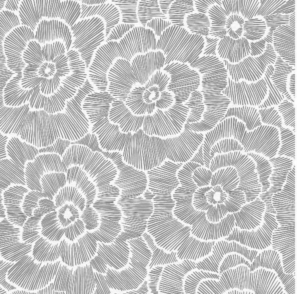 Nuwallpaper Charcoal Saraya Peel & Stick Wallpaper