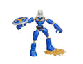 Avengers Marvel Bend and Flex Action Figure Toy, 6-Inch Flexible Taskmaster