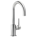 Delta Trinsic Chrome Single Handle Deck-mount Handle Residential Bar