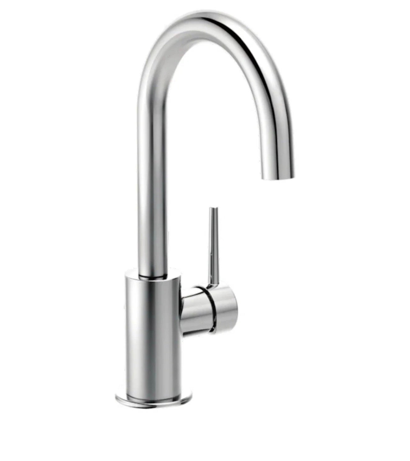 Delta Trinsic Chrome Single Handle Deck-mount Handle Residential Bar