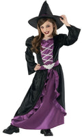 Morph Costumes Purple Witch Halloween Costume for Children, Girls M
