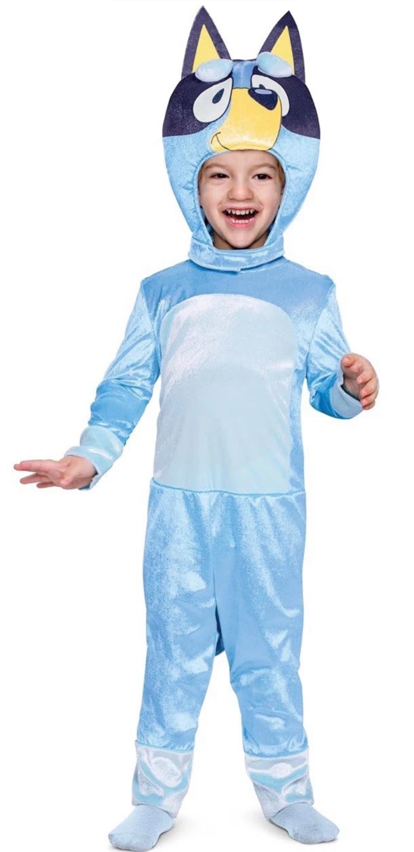 Bluey Costume for Kids,Character Outfit with Jumpsuit and Headpiece for Toddlers