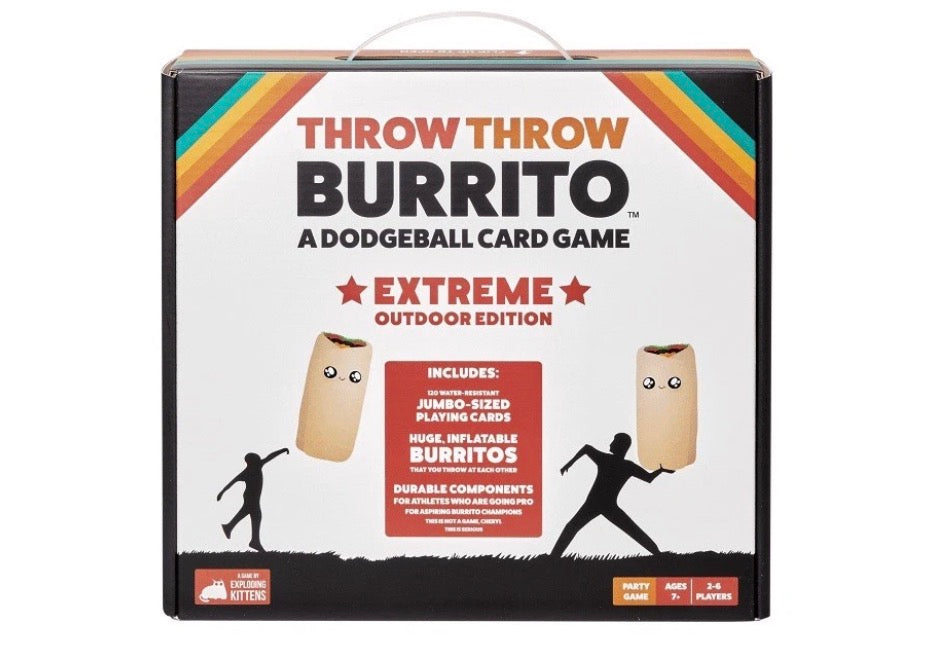 Throw Throw Burrito Extreme Outdoor Party Game