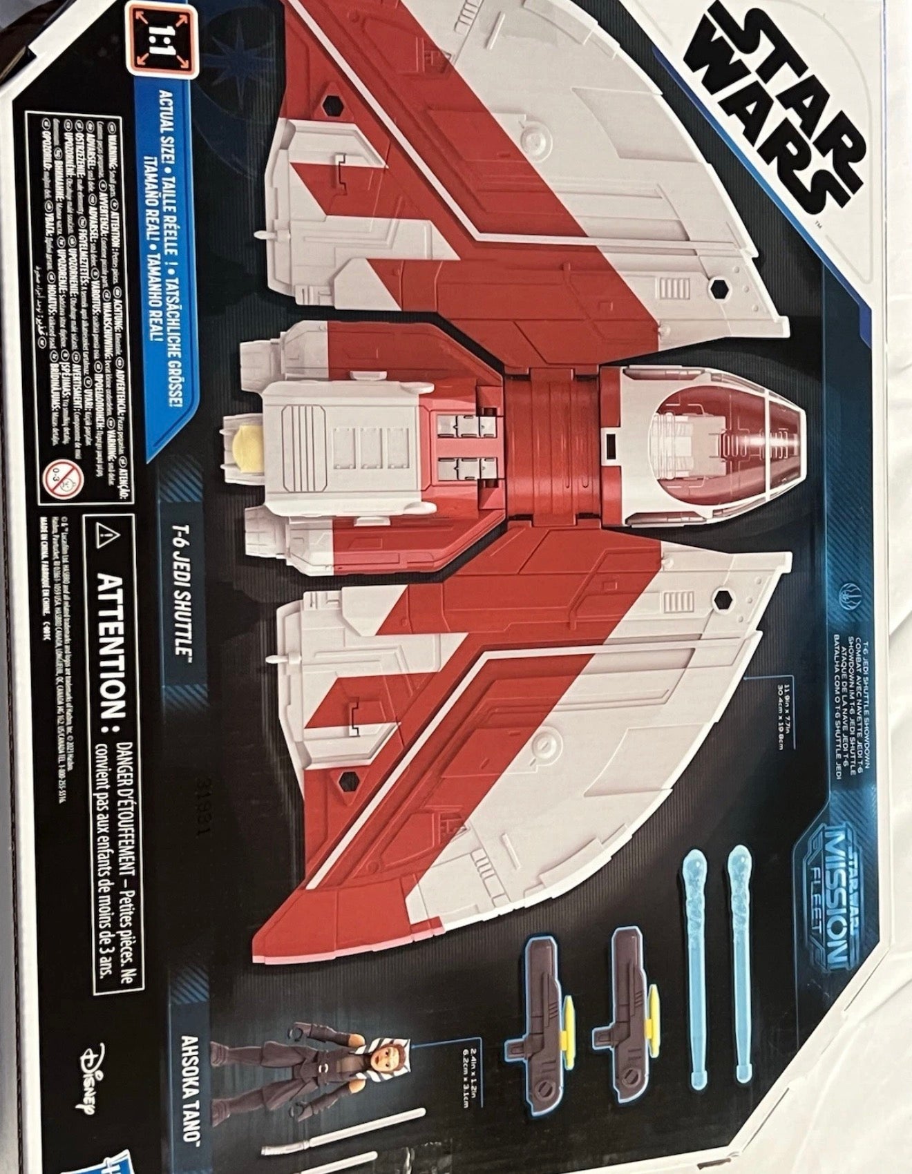 Star Wars: Mission Fleet Ahsoka Tano T-6 JediShuttle Toy Action Figure