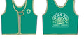 Justice Durable Neoprene Swimming Vest Kids, Olive
