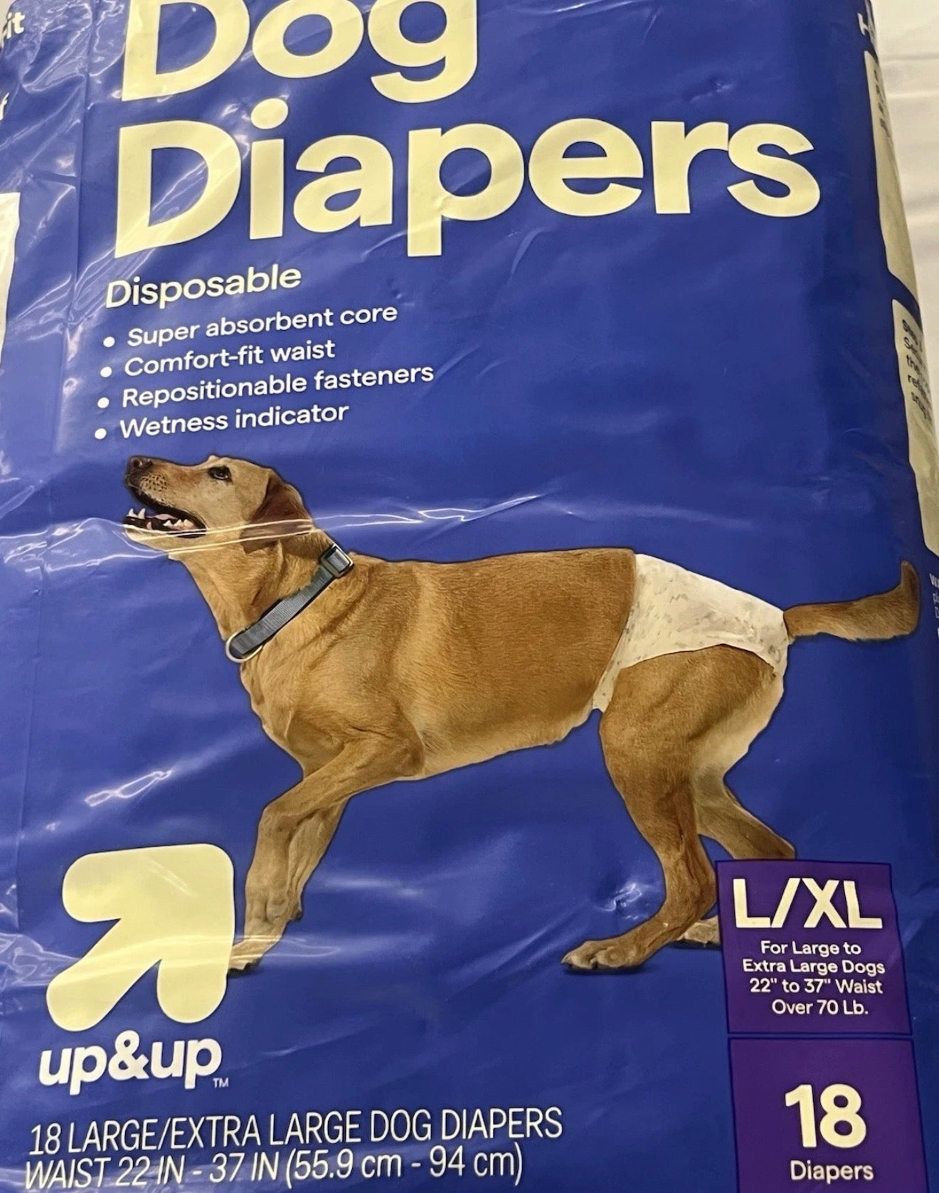 Dog Diapers - 18ct - L/XL - up&up™
