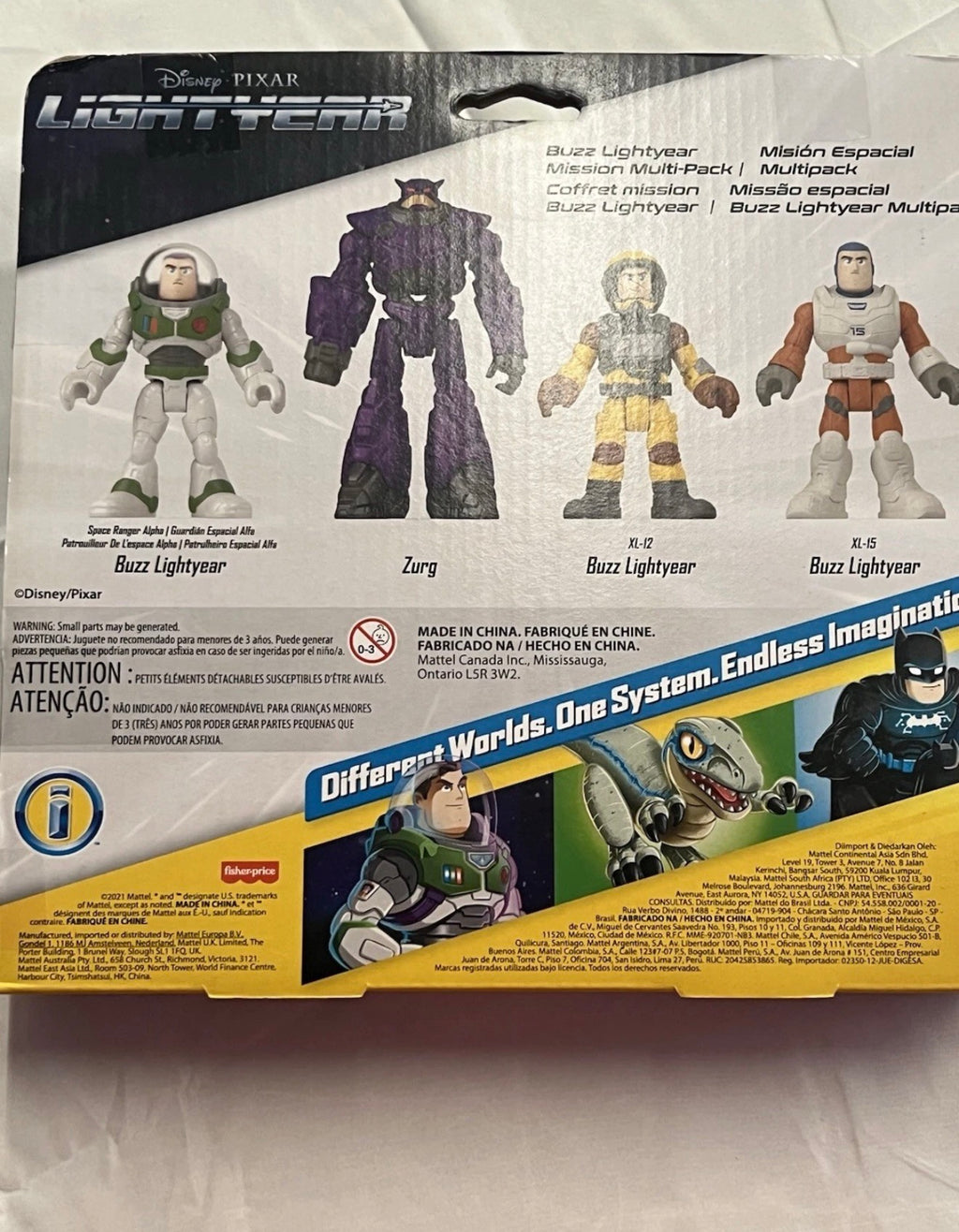 Disney & Pixar lightyear imaginext buzz lightyear mission 6-piece figure set