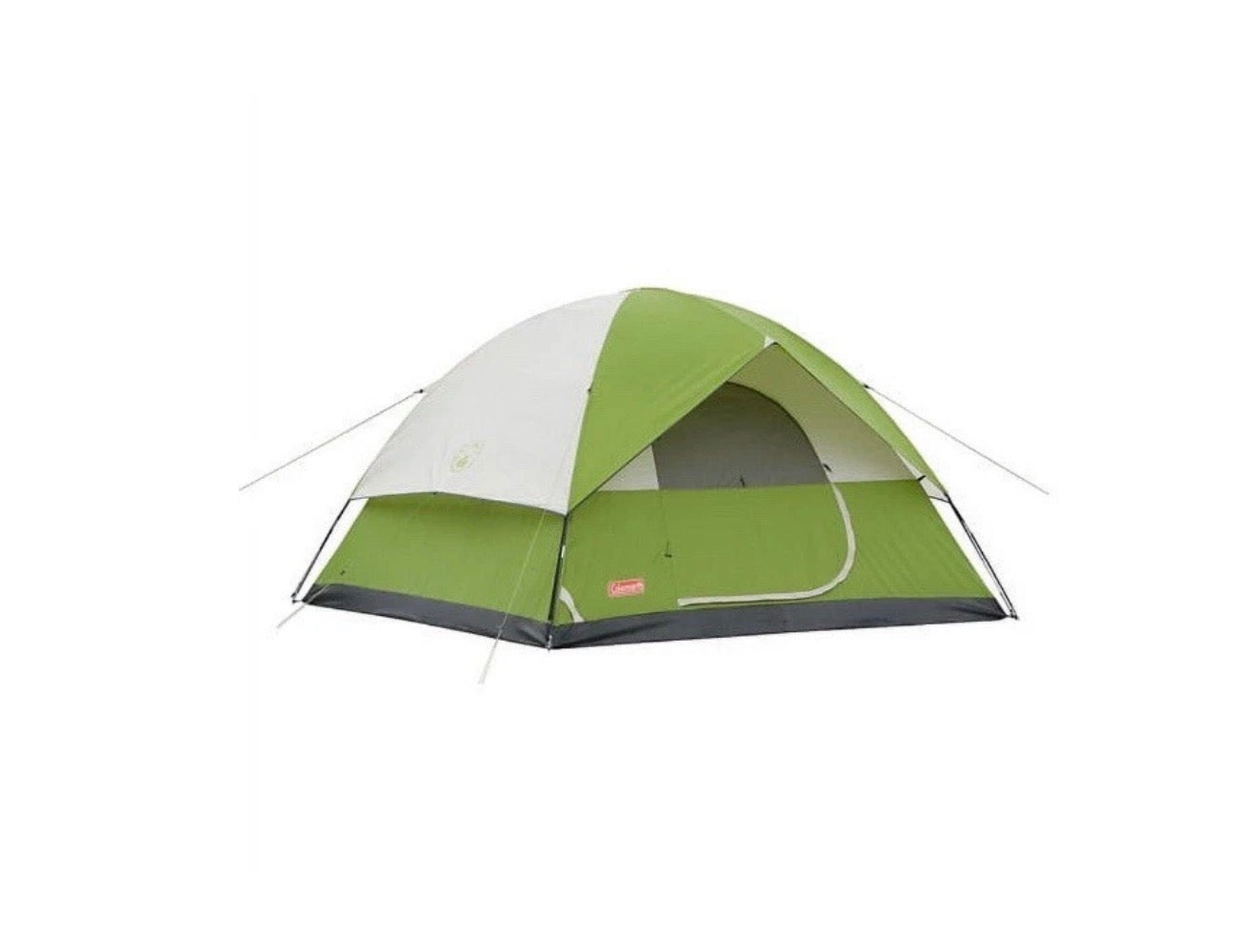 Coleman 6-Person Sundome Dome Camping Tent, 1Room, Green