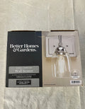 Better Homes & Gardens Chandler Industrial 1-Light Indoor Wall Sconce, Chrome