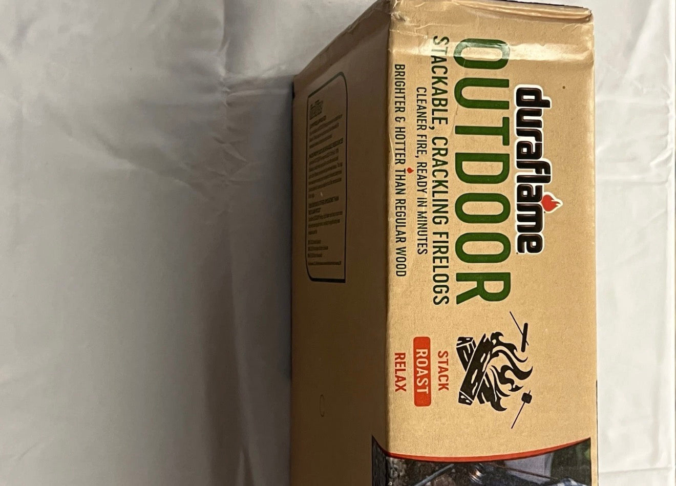 Duraflame Outdoor Roasting Firelogs,Box of 3 Firelogs for 1 Crackling Campfire 3
