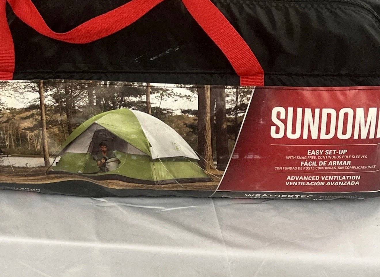 Coleman 6-Person Sundome Dome Camping Tent, 1Room, Green