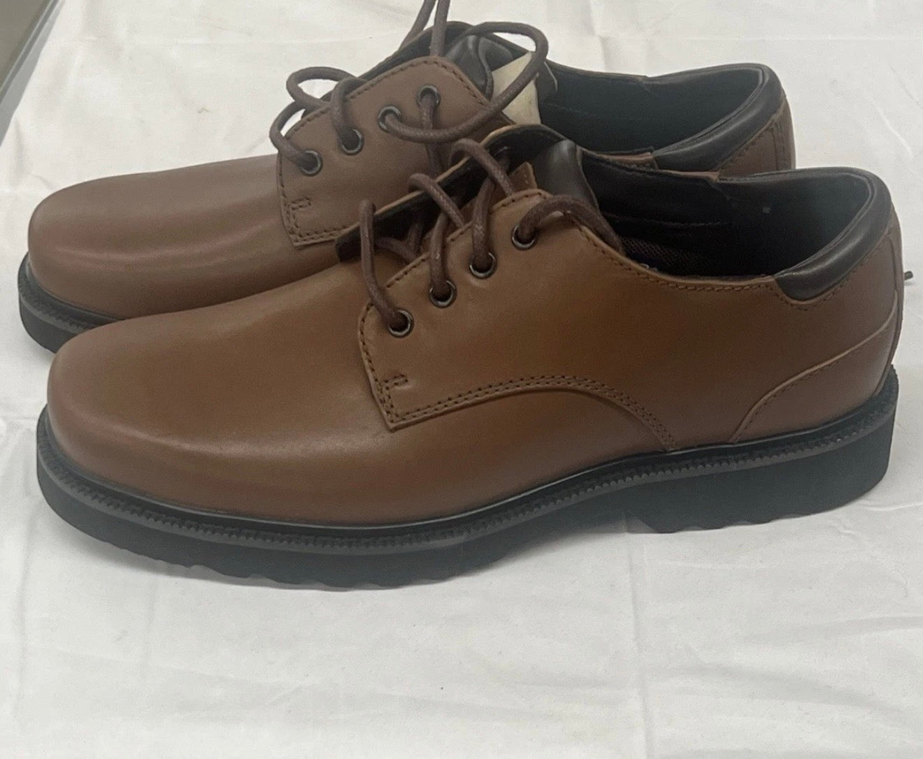 Rockport Lace Up Waterproof Hiking Shoes, Brown, Size 8  W
