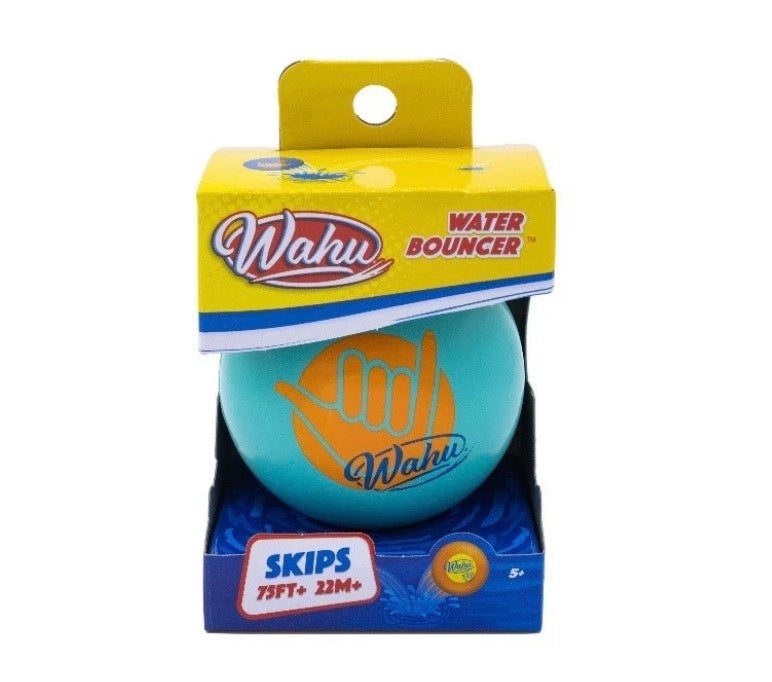 Wahu Water Bouncer Blue/Teal - 100% Waterproof Foam Ball Water Toy